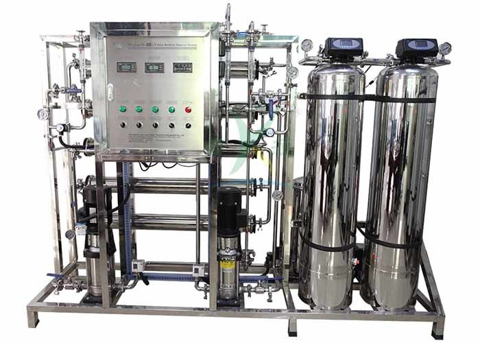 500LPH Output Stainless Steel Reverse Osmosis Water System With Security Filter