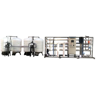 อัตโนมัติ 15TPH กร่อย Borehole น้ำเค็ม Desalination ระบบกรอง Reverse Osmosis Purification Treatment RO Plant